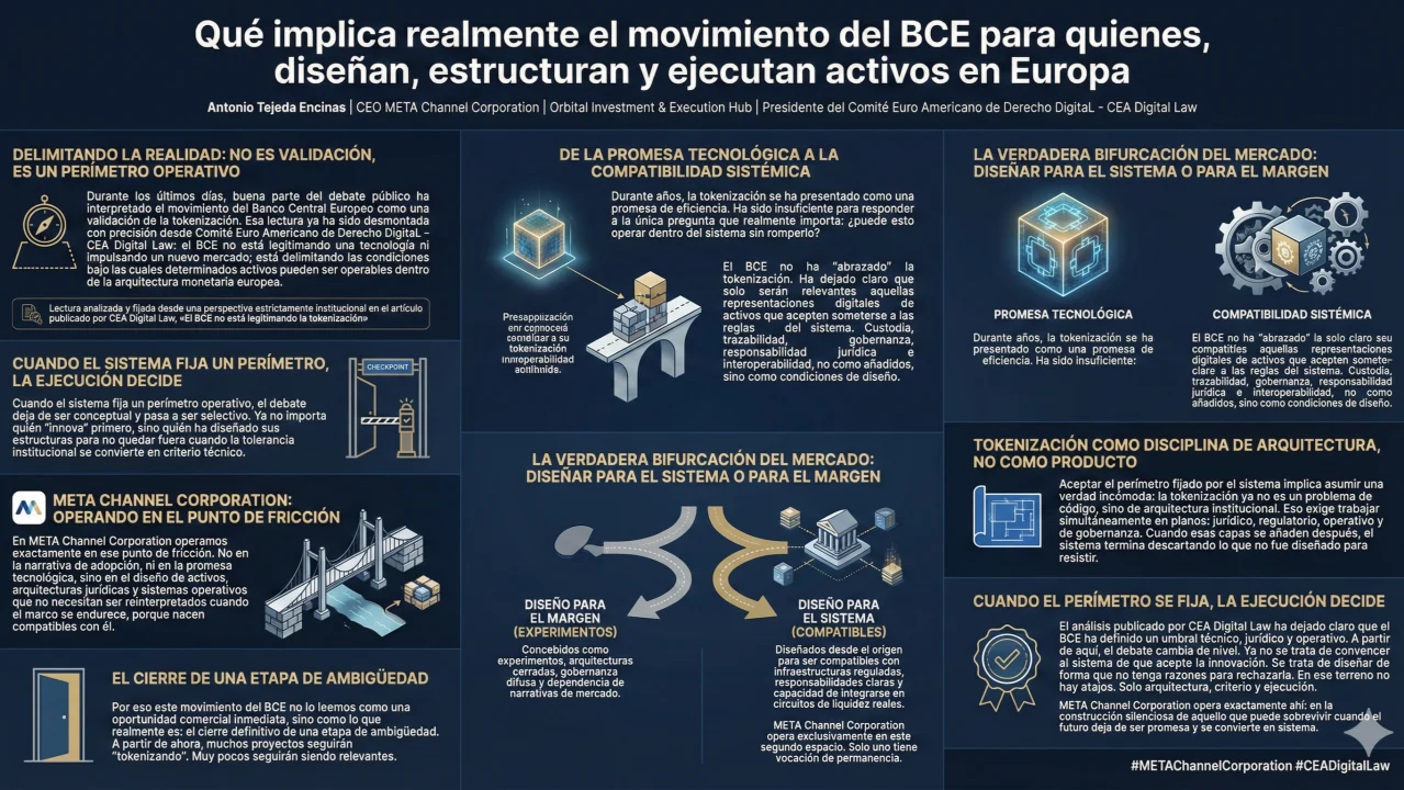 El BCE no abre un mercado. Cierra una etapa